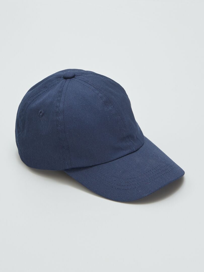 Effenkleurige pet - BLAUW