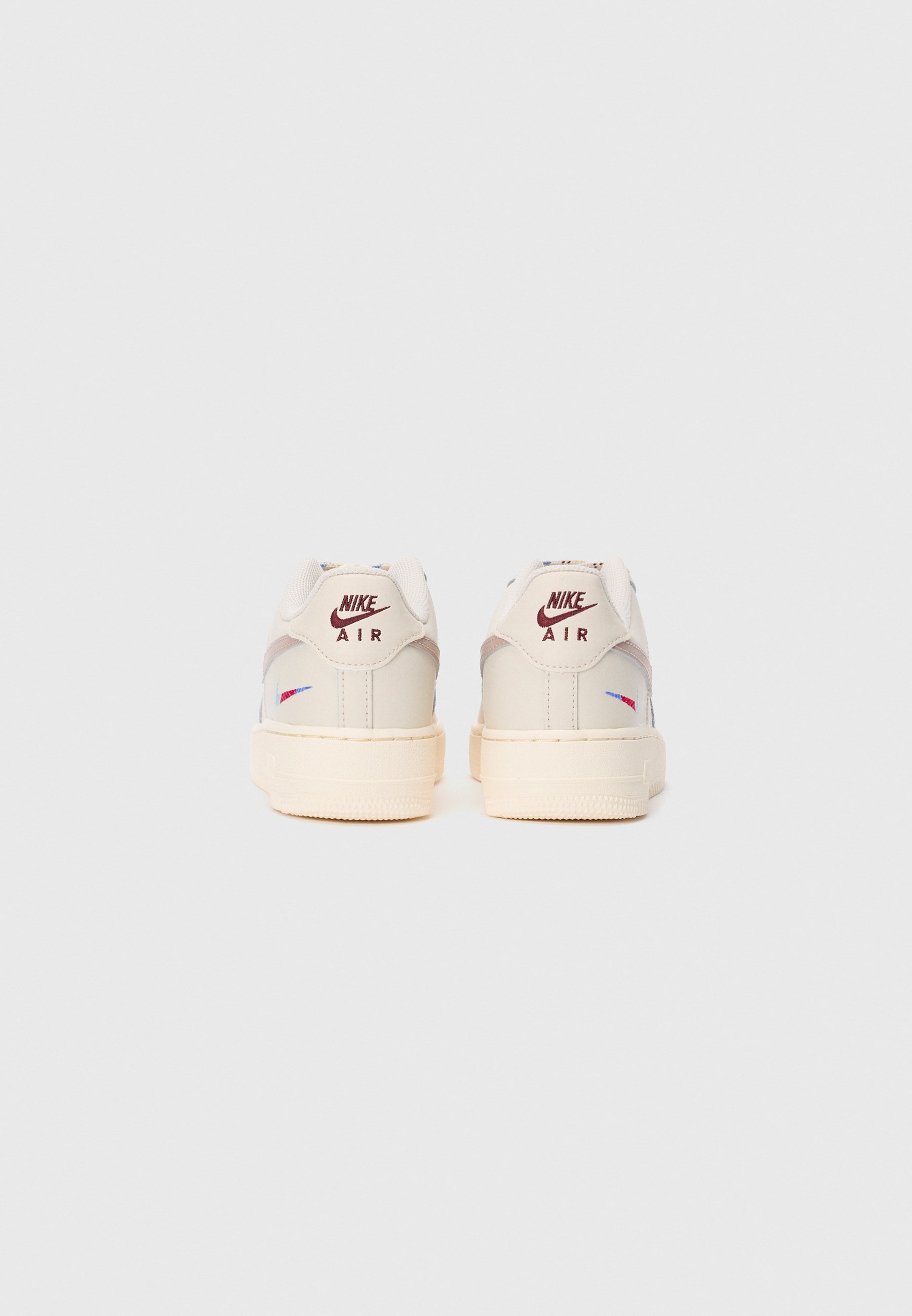 Nike Sportswear AIR FORCE 1 UNISEX - Sneakers - malt/burgundy crush/comet blue
