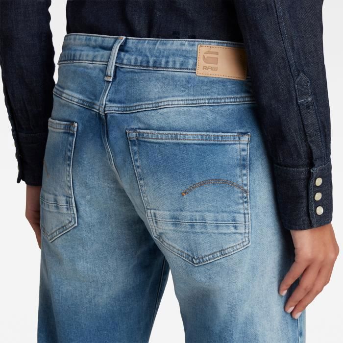 G-Star Jean femme Kate Boyfriend - light indigo aged, taille basse, coupe relaxed