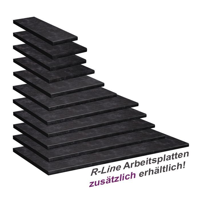 Plan de travail cuisine R-Line 20cm Anthracite Anthracite Vicco 42056