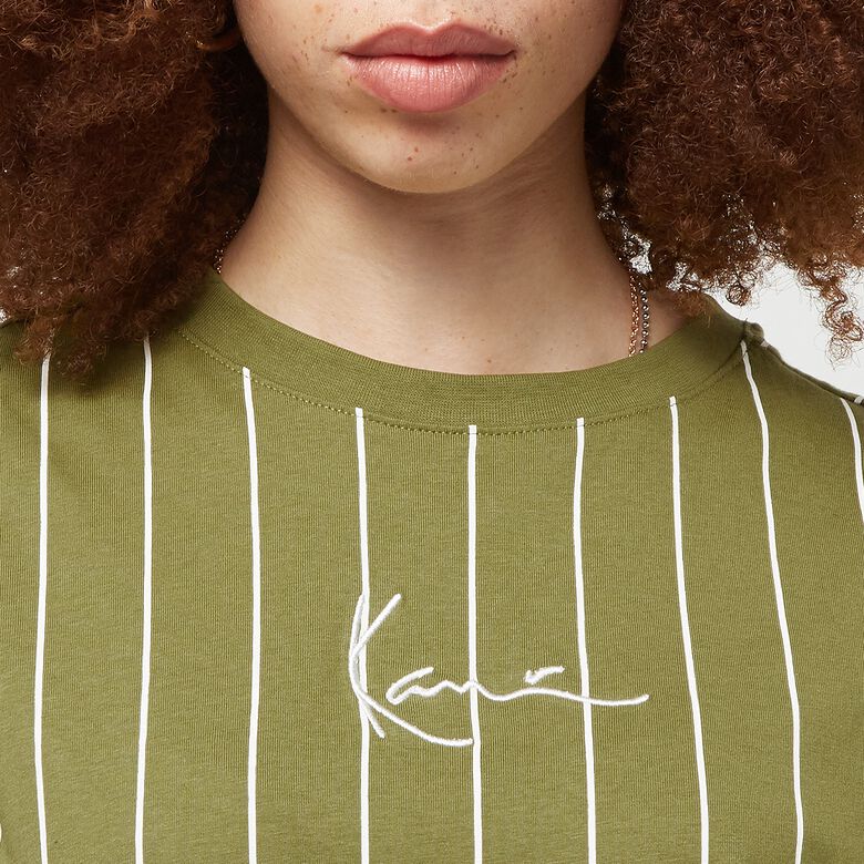 Small Signature Pinstripe Os Tee