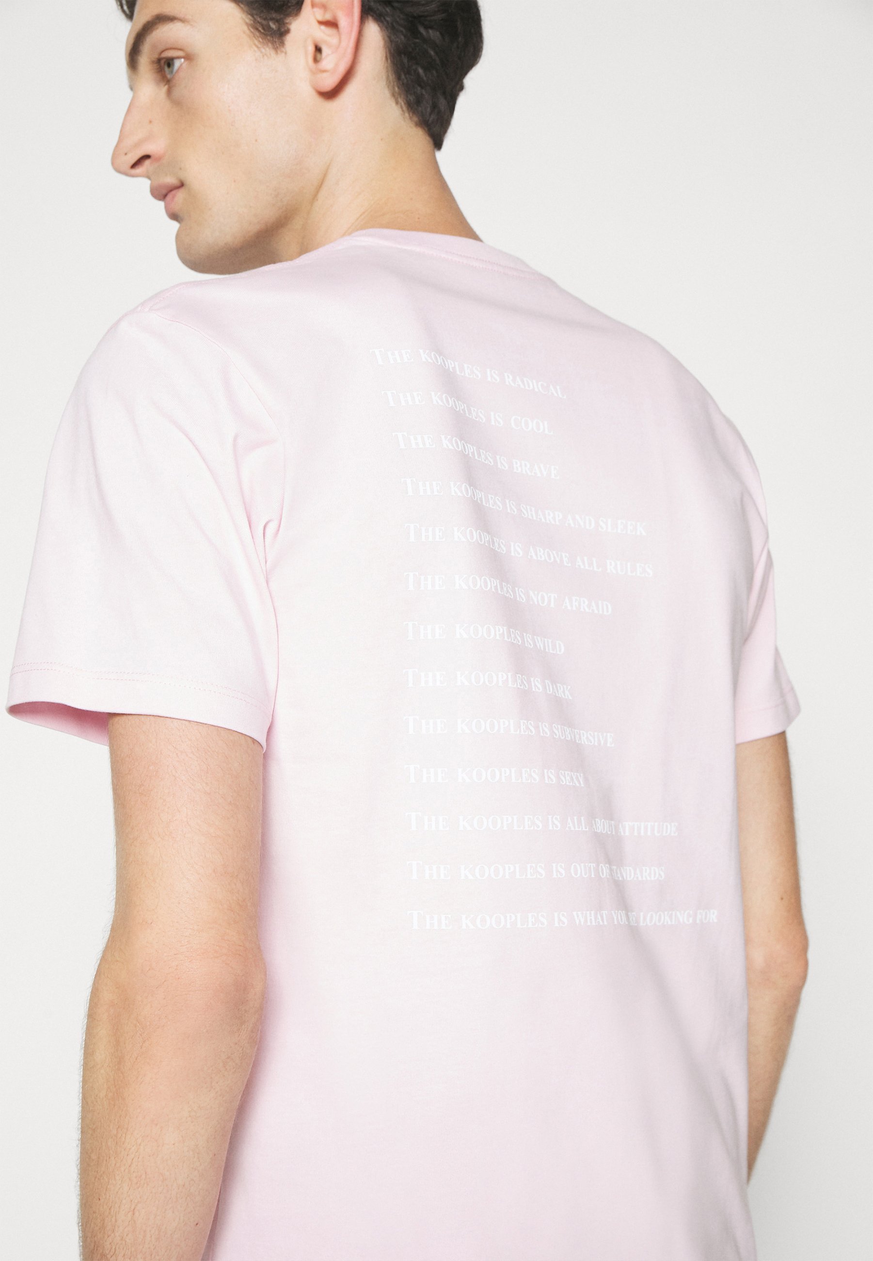 Het Kooples T-shirt met print - lichtroze