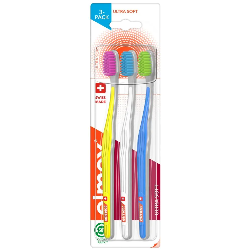 Elmex Szczoteczka do zębów Ultra Soft Trio
