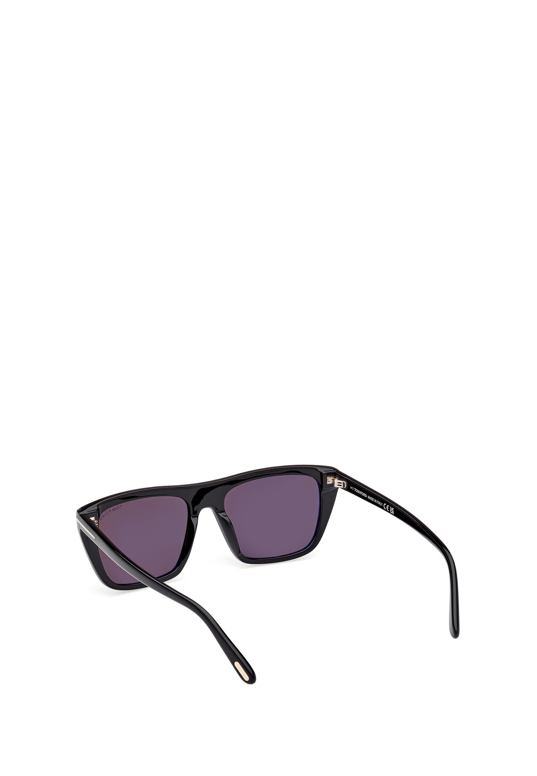 Lunettes de soleil Tom Ford - noir brillant gris fumé