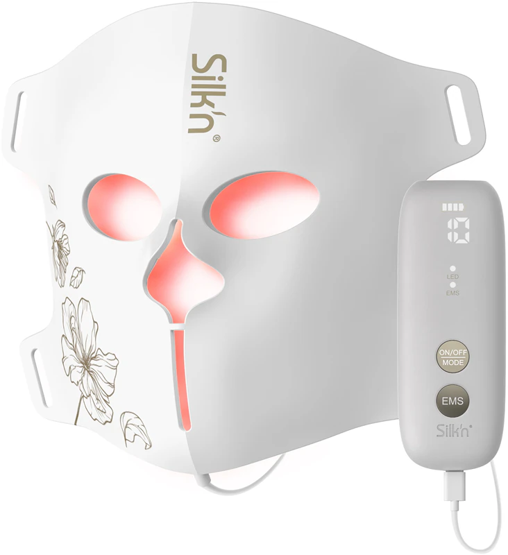 Máscara facial antirrugas Silk'n LED&EMS com tecnologia LED e EMS