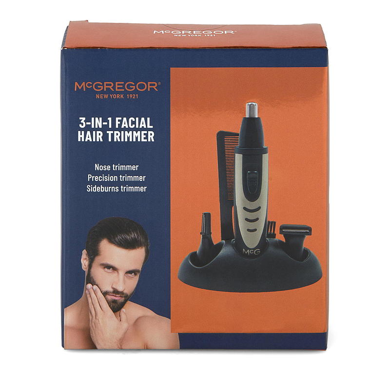 Tondeuse faciale McGregor 3 en 1, McGregor