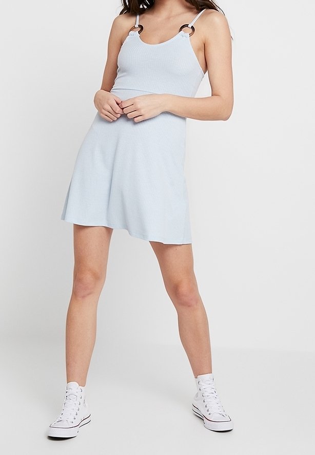 Topshop Jersey jurk - blauw