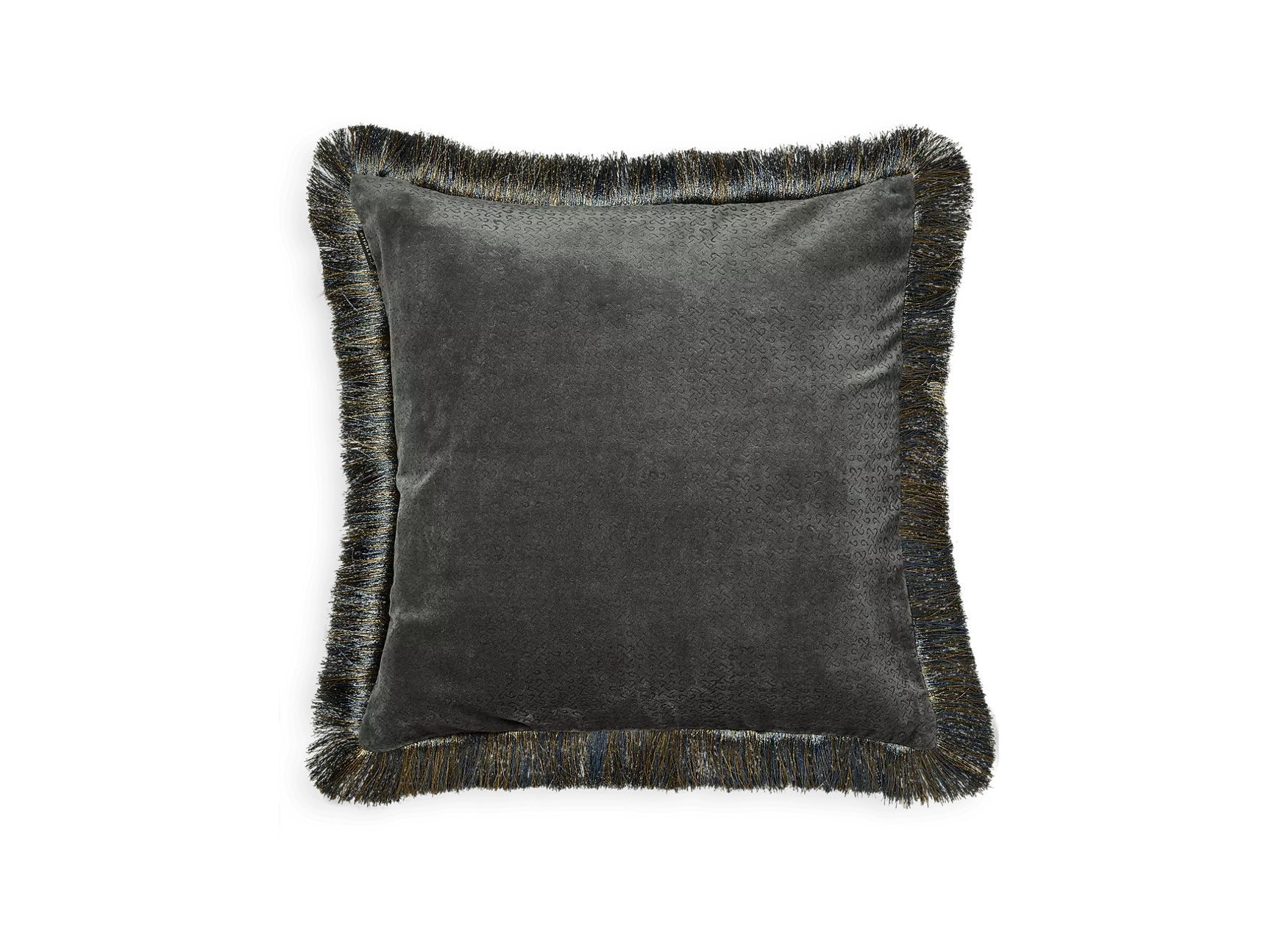 Vellore pamučna baršunasta jastučnica 50x50 cm sivo-plava