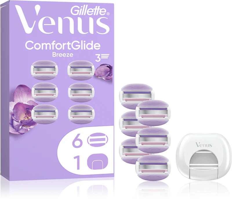 Náhradní břity Gillette Venus ComfortGlide Breeze + ochranný kryt