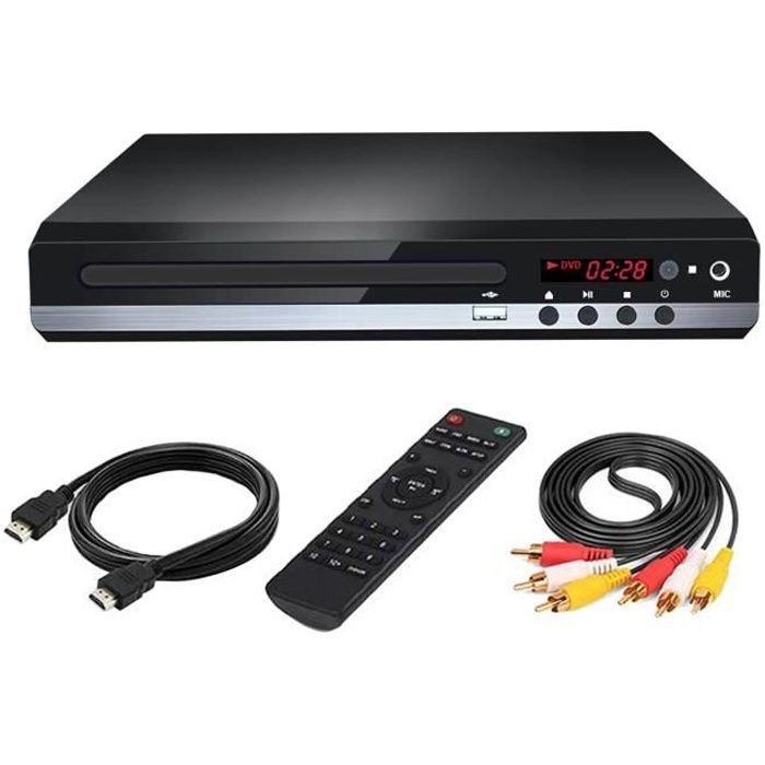 DVD-Player – Markenlos – Kompakt – HDMI – USB – 5.1-Stereo-Surround-Sound
