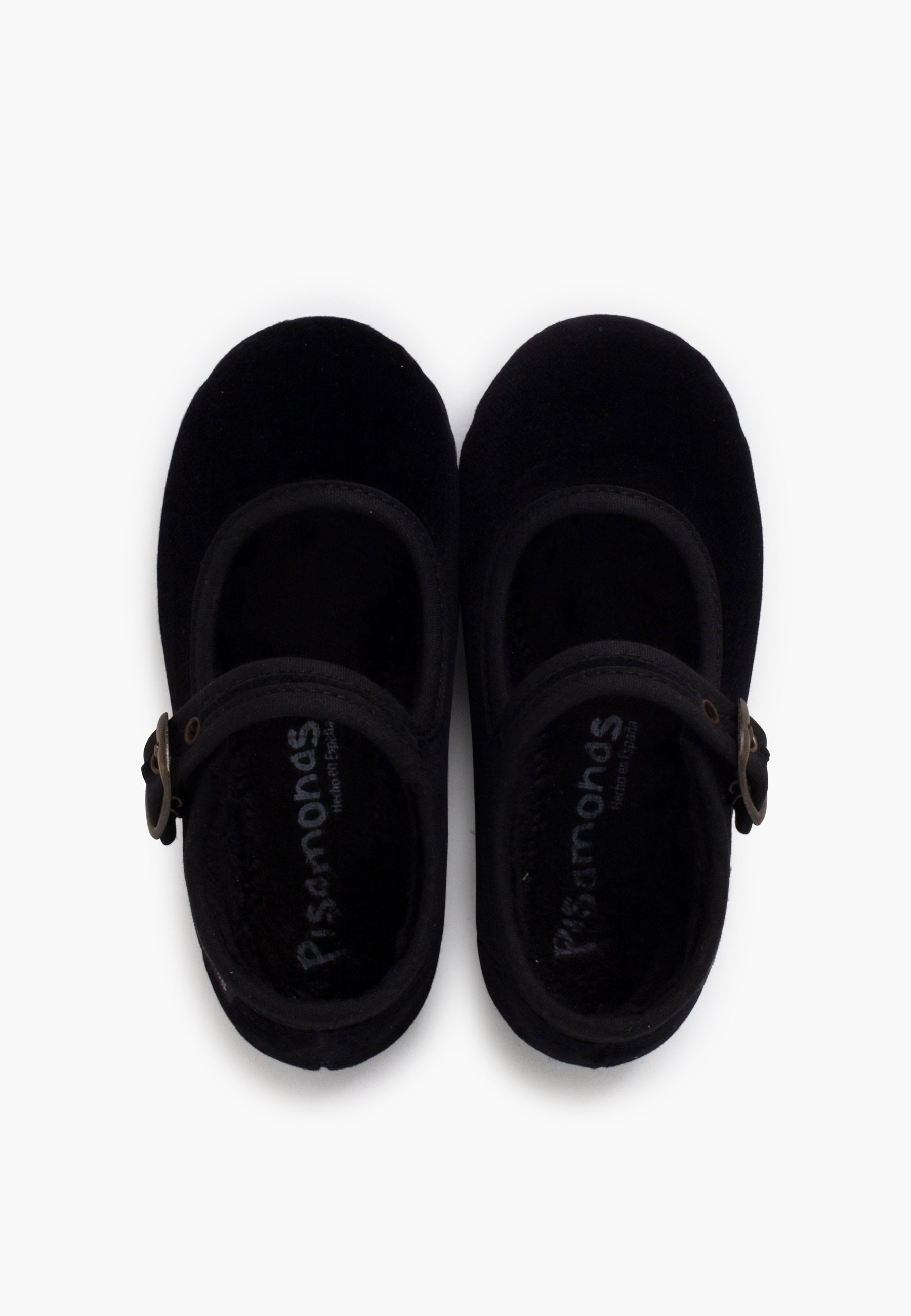Pisamonas Babyschuhe - schwarz