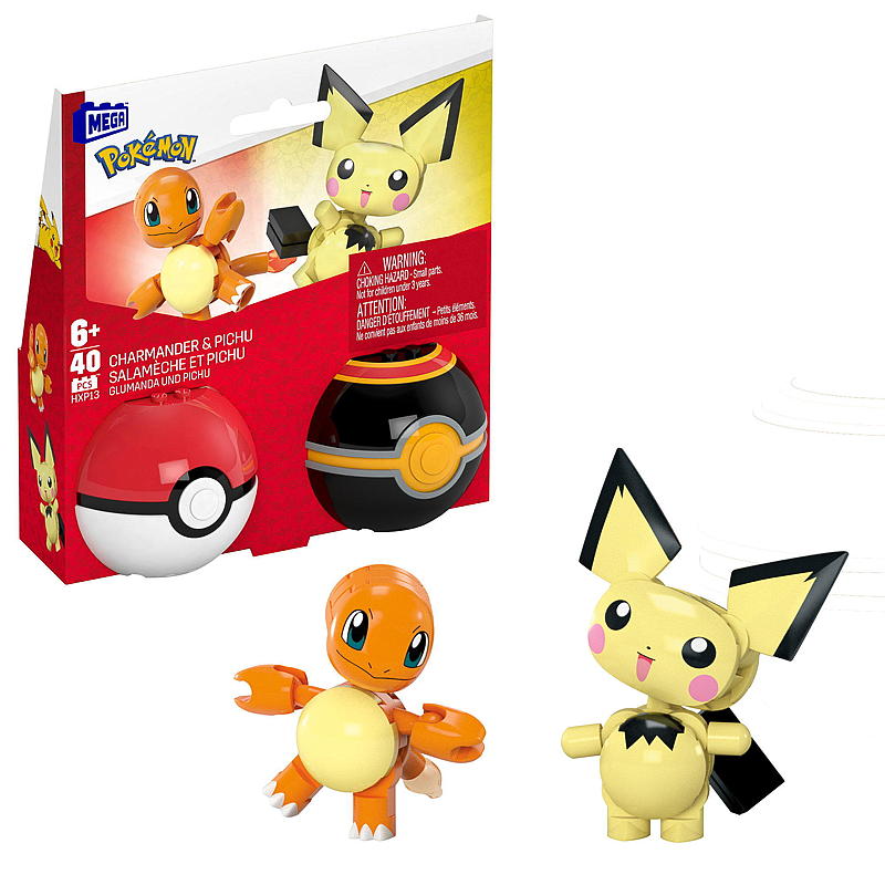 Pokémon Salamèche et Pichu Méga Pokémon
