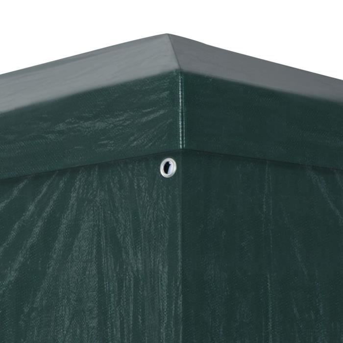 789•) LUXS HOT Carpa de recepción - Gazebo/Carpa - Resistente a los rayos UV - 3 x 12 m - Verde