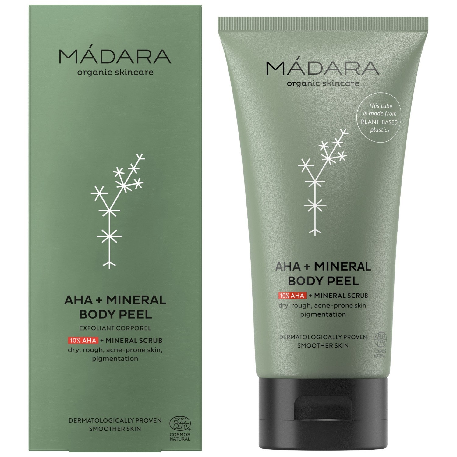 MÁDARA ķermeņa pīlings AHA minerālu ķermeņa pīlings - 175 ml