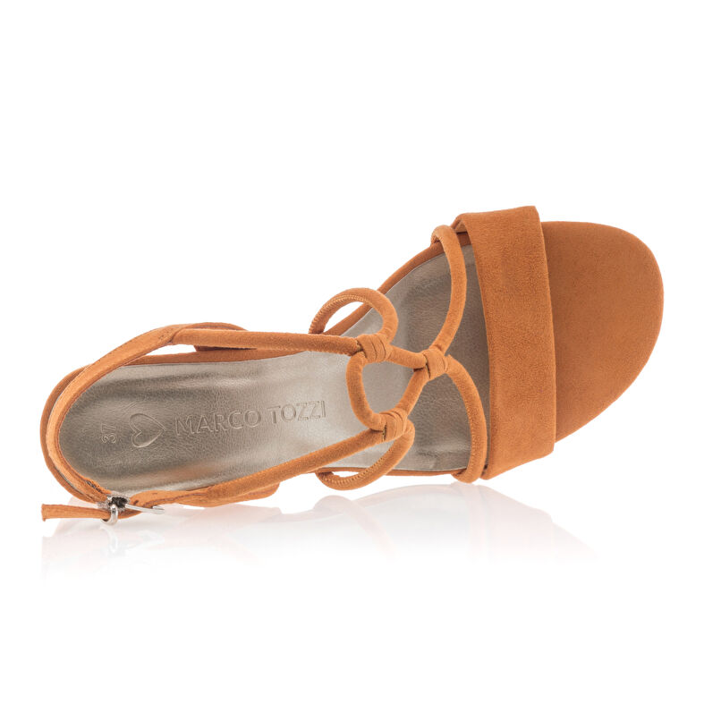 Женске наранџасте сандале / ципеле са отвореним прстима