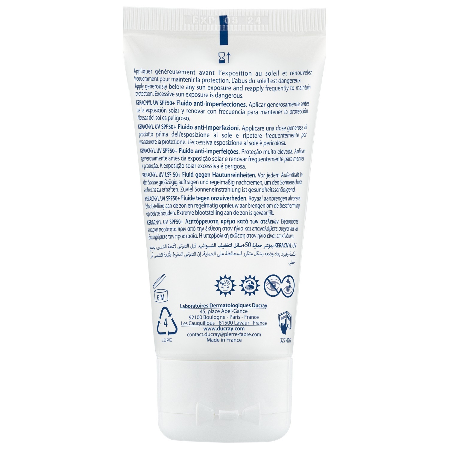 Ducray Anti-Pimple Care Keracnyl fluid protiv bubuljica - 50 ml