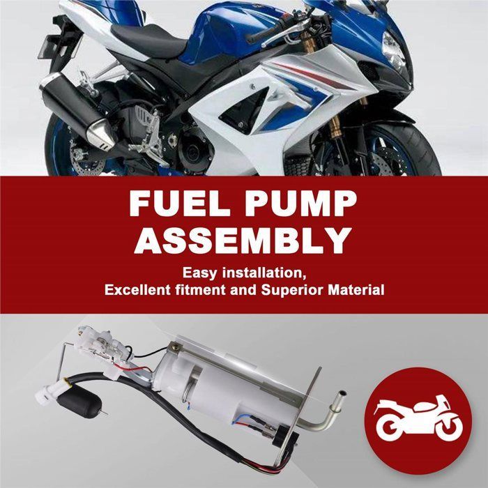 2 bombas de combustible para motocicleta GSXR1000 GSX-R1000 2007-2011 15100-21H01, ABS+Metal, como se muestra en la imagen.