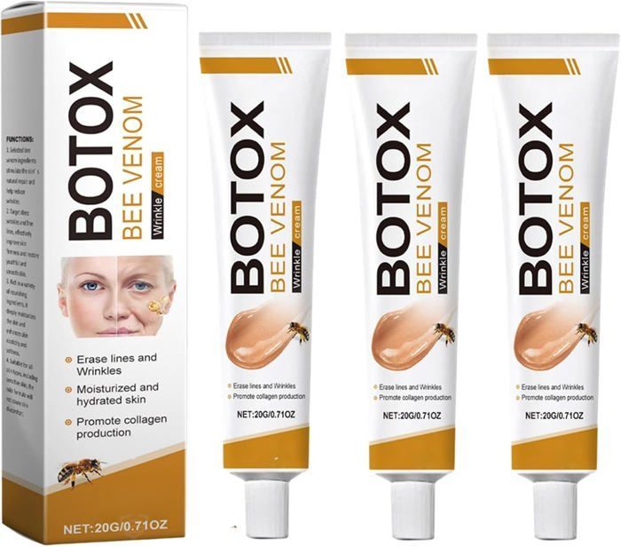 Crema Botox con Veneno de Abeja - Antiarrugas y Reafirmante, Hidratante, Crema Antiedad con Veneno de Abeja, Crema Hidratante