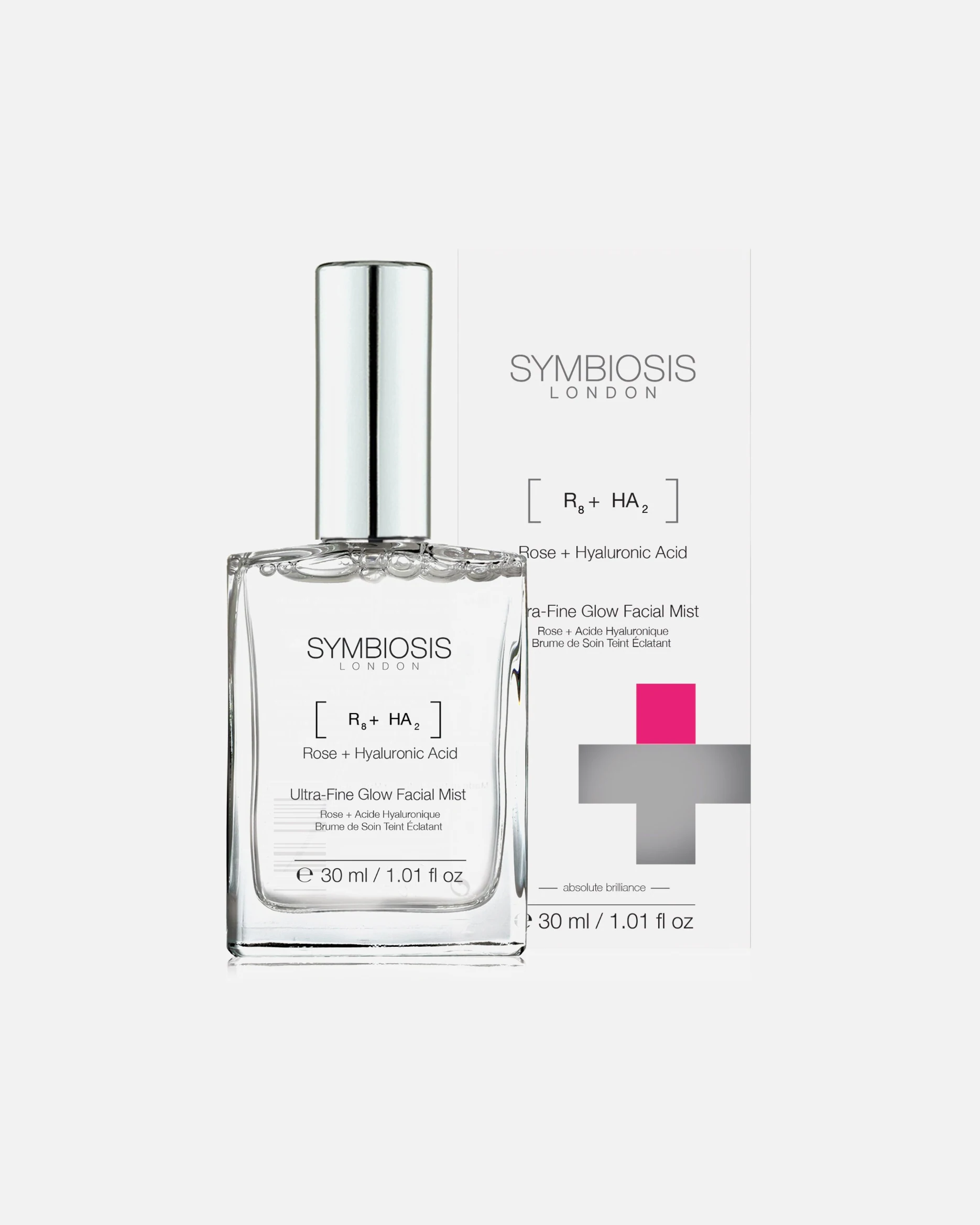 Symbiosis [Rose + Acide Hyaluronique] Brume de soin teint éclatant
