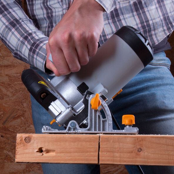 Hand-held circular saw, 190 mm, 230 V, 1600 W