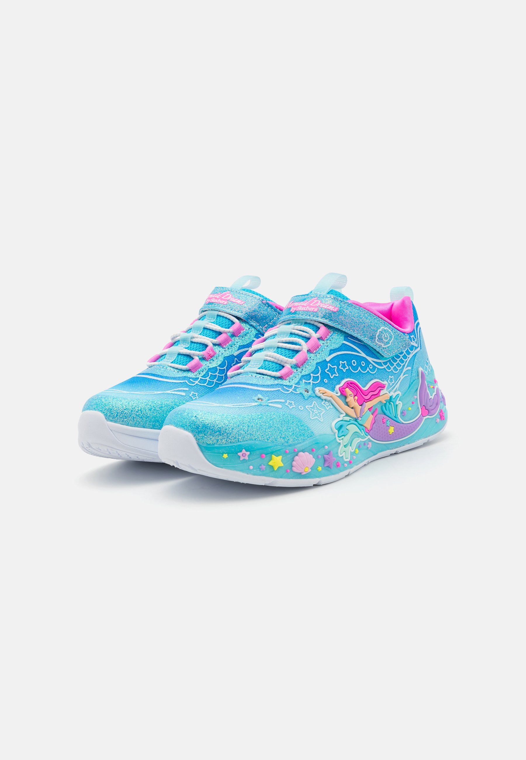 Skechers MERMAID DREAMS - Sneakers - blauw glitter/meerkleurig