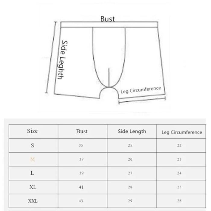 Paquete de 6 calzoncillos bóxer para hombre - GYROOR - Calzoncillos suaves y elásticos - Negro