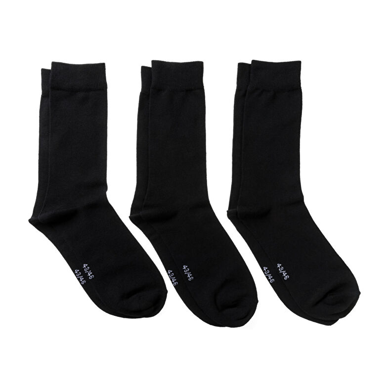 Calcetines y medias negras para hombre