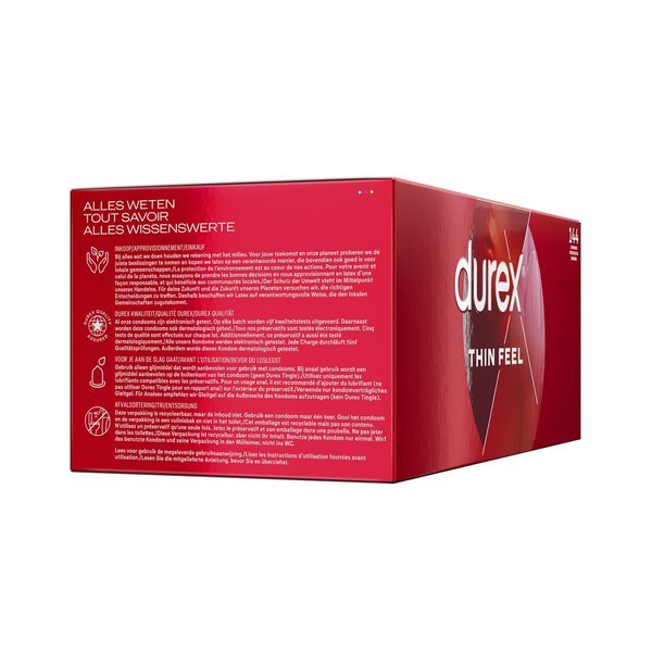 Kondómy Durex Thin Feel<br>Zdravotnícka pomôcka - 144 kusov