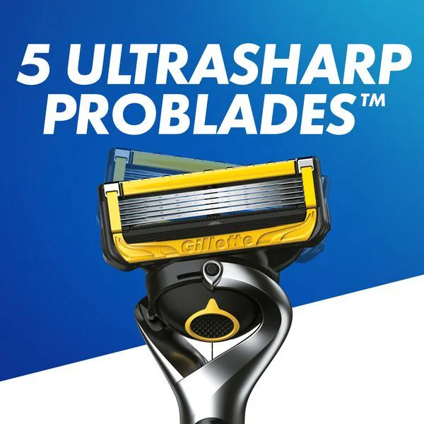 Gillette Proshield Power barberbladrefill for menn, 4 stk | Herre | Superdrug