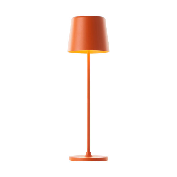 Lampă de masă Kaami LED cu baterii, portocaliu mat