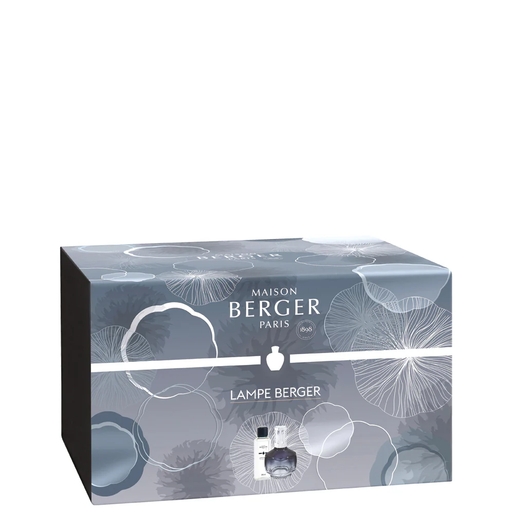 Lampe Coffret Molecule Bleue Nuit - Cofanetto con Lampada, Lampada Catalitica