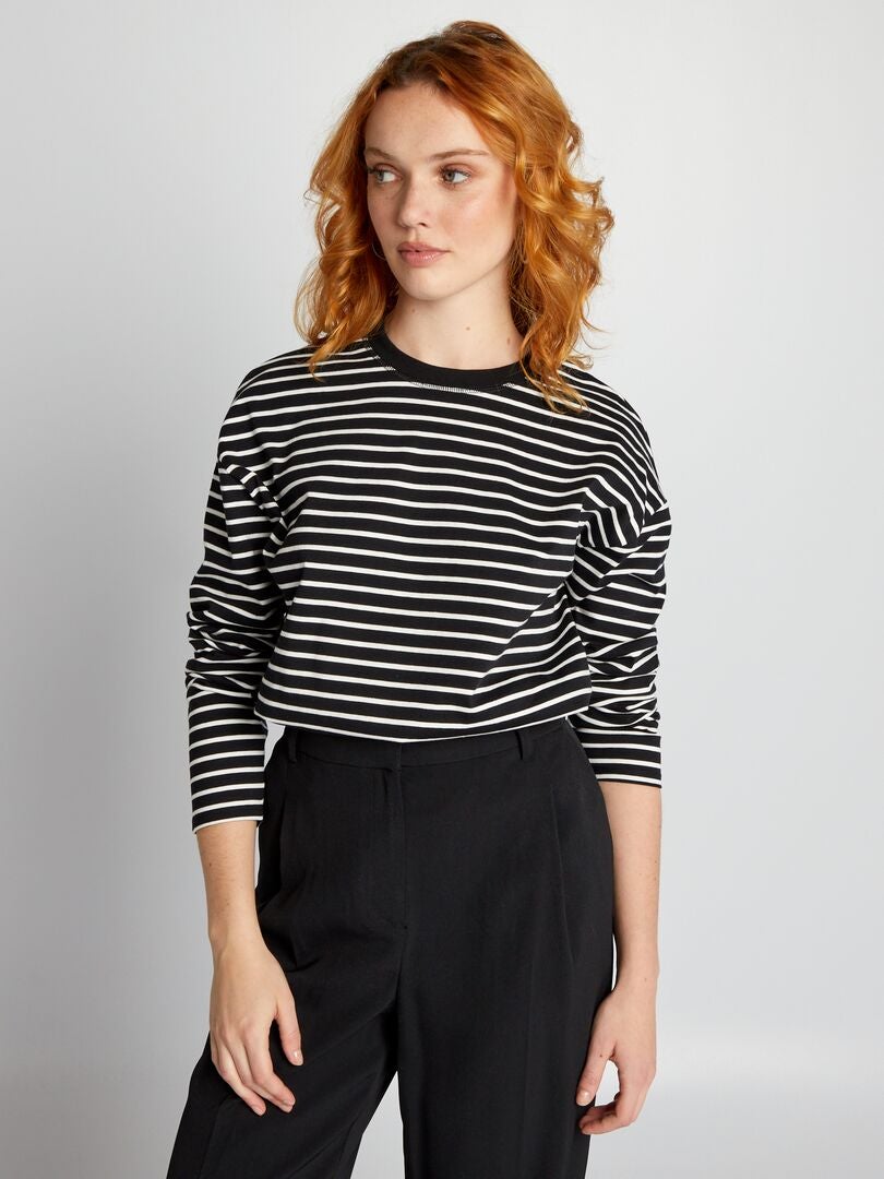 Camiseta Jersey Sailor - Preta