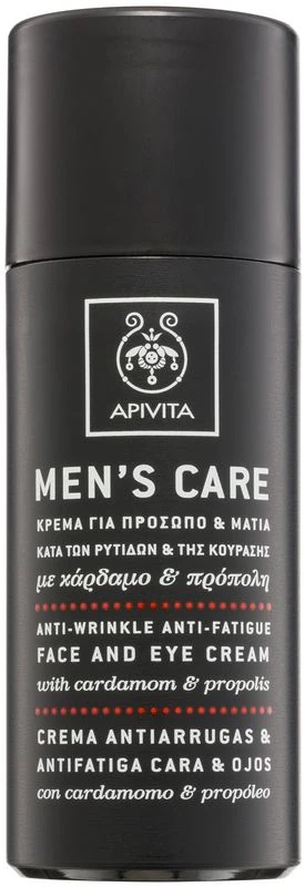 Apivita Men's Care krema za obraz in oči proti gubam in utrujenosti