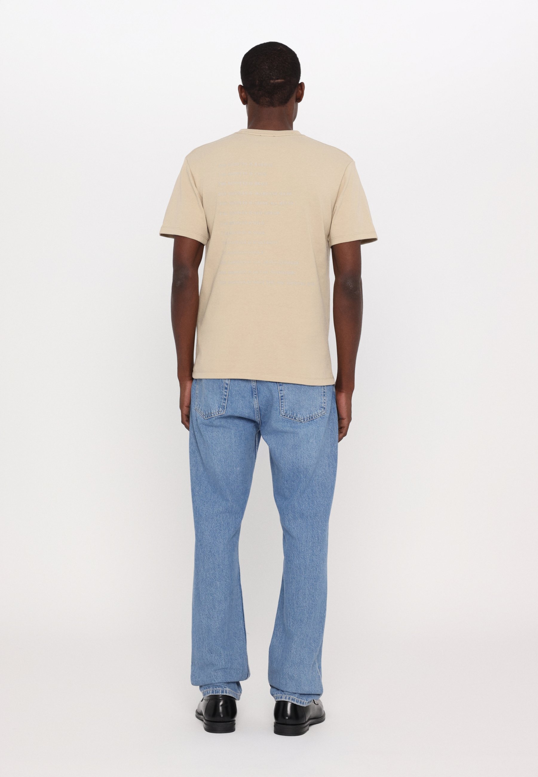Het Kooples T-shirt met print - beige