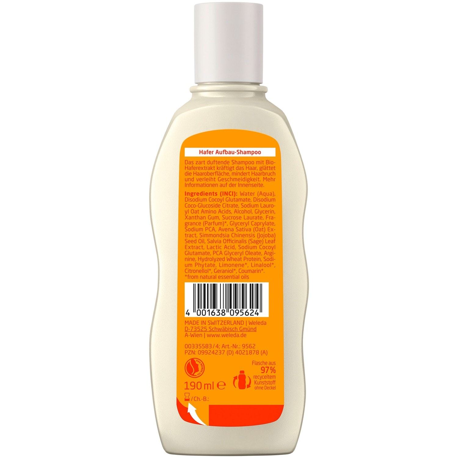 Regeneračný šampón Weleda s ovsenými vločkami – 190 ml