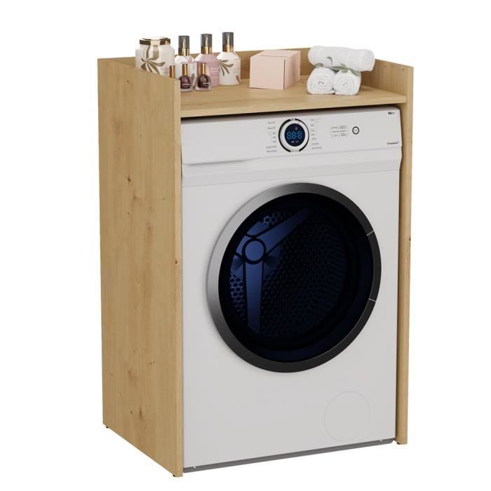 COMO - Armario para lavadora - Armario de baño - 64x50x97,5 cm - Lavadero