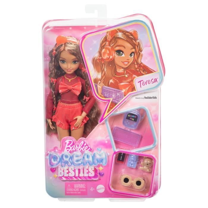 BARBIE Dream Team Teresa pop en accessoires - Barbie - HYC23