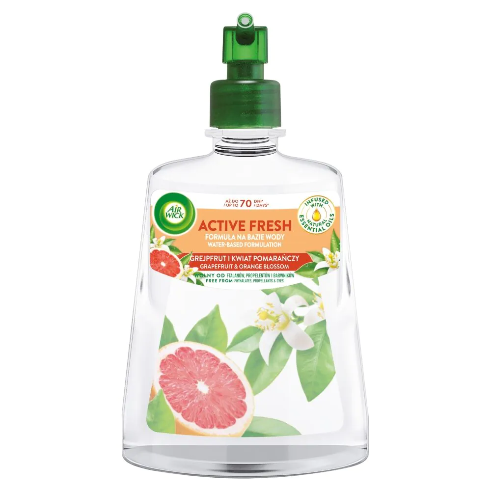 Air Wick Active Fresh Wkład, Grejpfrut i Kwiat Pomarańczy