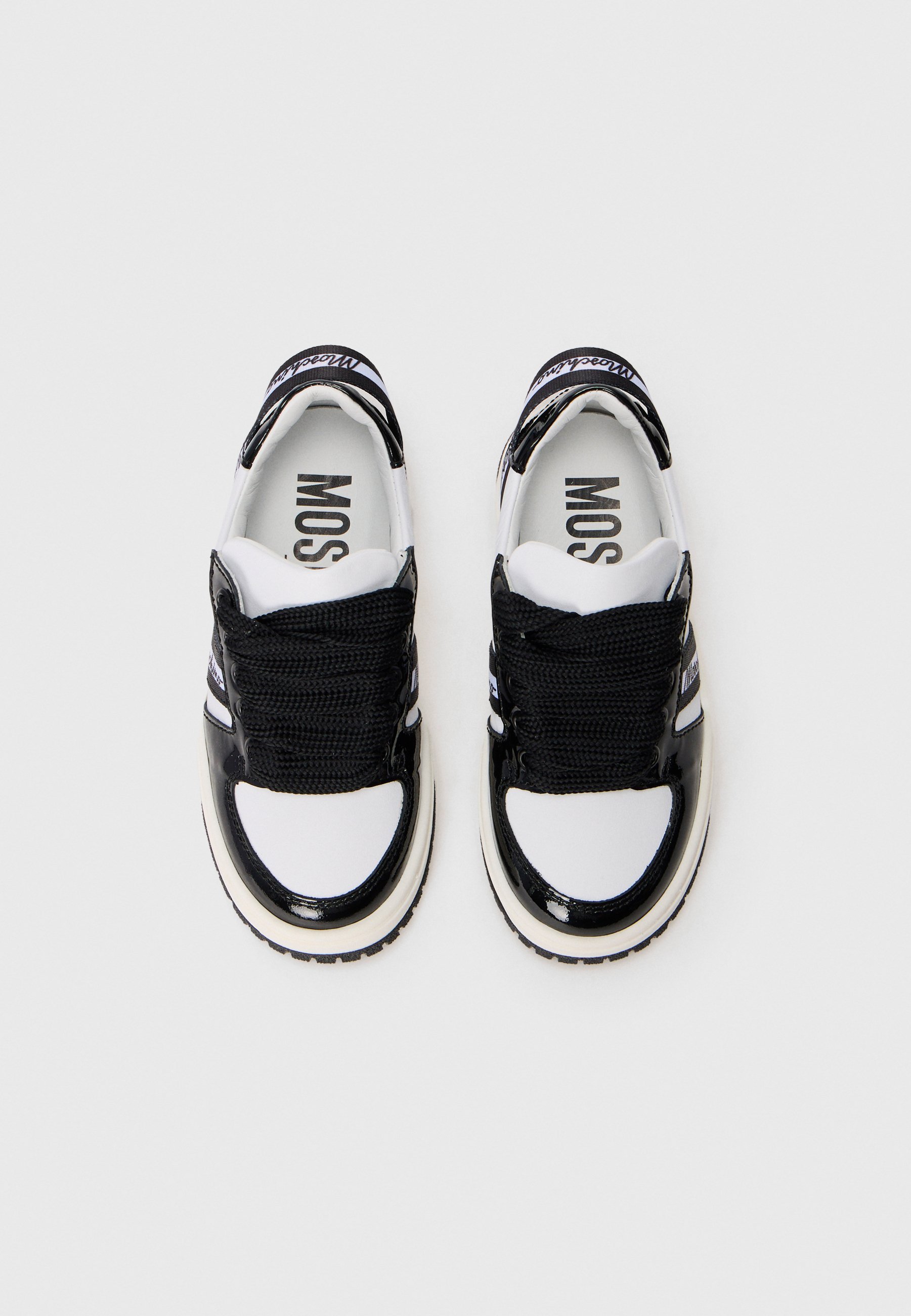 MOSCHINO UNISEX - Scarpe da ginnastica - nero/bianco