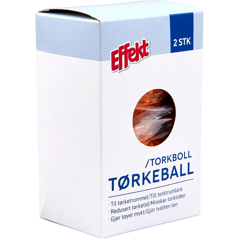 Effect Tørketrommelballer 2-pakning for tørketromler, Effect