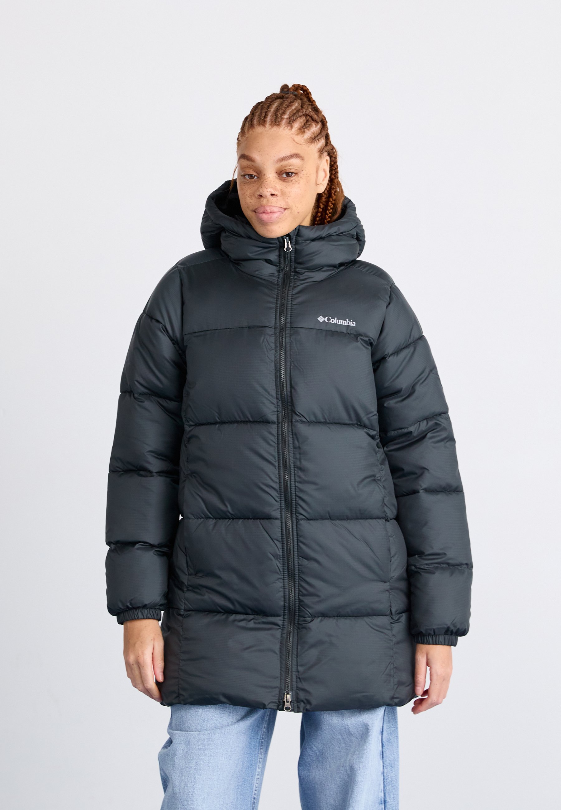 Columbia PUFFECT™ II MID HOODED - Manteau d'hiver - Noir