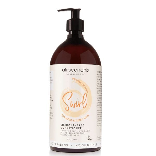 Acondicionador Afrocenchix Swirl sin silicona, 1 litro