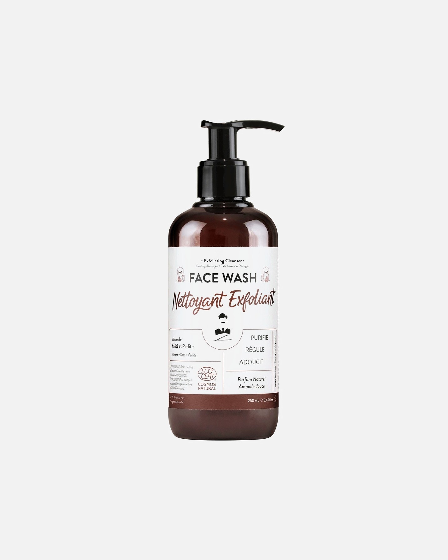 „Monsieur Barbier“ valomasis gelis-šveičiamasis veido valiklis – 250 ml