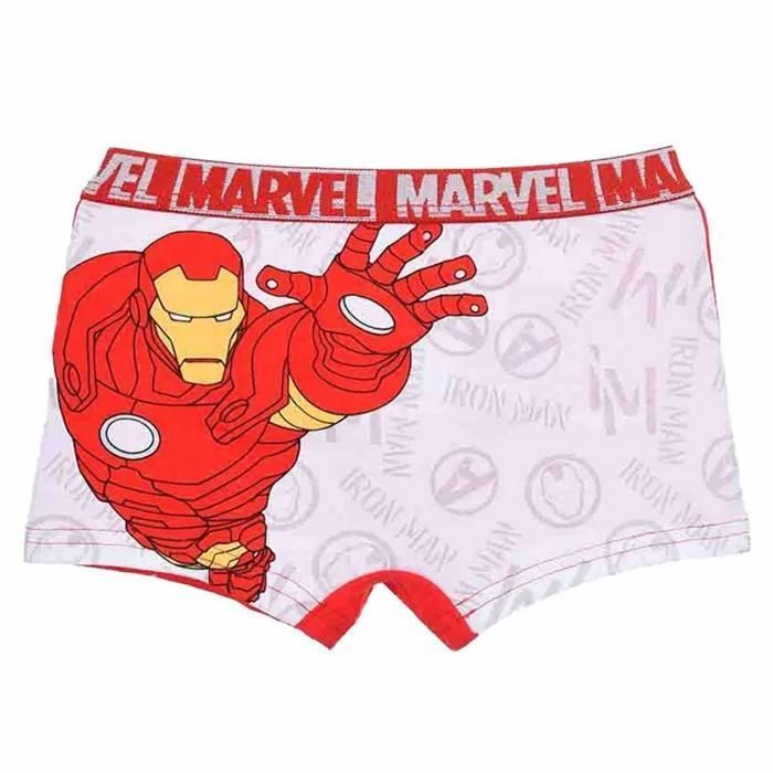 Lot de 4 Boxers Garçon coton Avengers MARVEL 