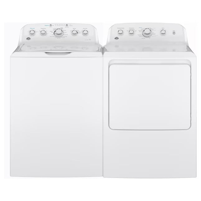 Asciugatrice elettrica GE da 7,2 piedi cubi (bianca)