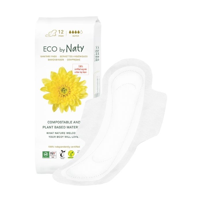 ECO BY NATY - Assorbenti super igienici, 12 pezzi