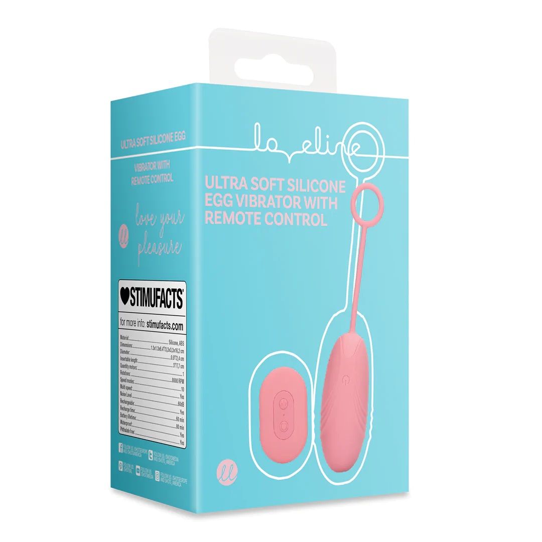 Loveline Vibrator tvrtke Shots Ultra Soft Silikonski Vibrator u obliku Jaja s Daljinskim Upravljačem Vibratori