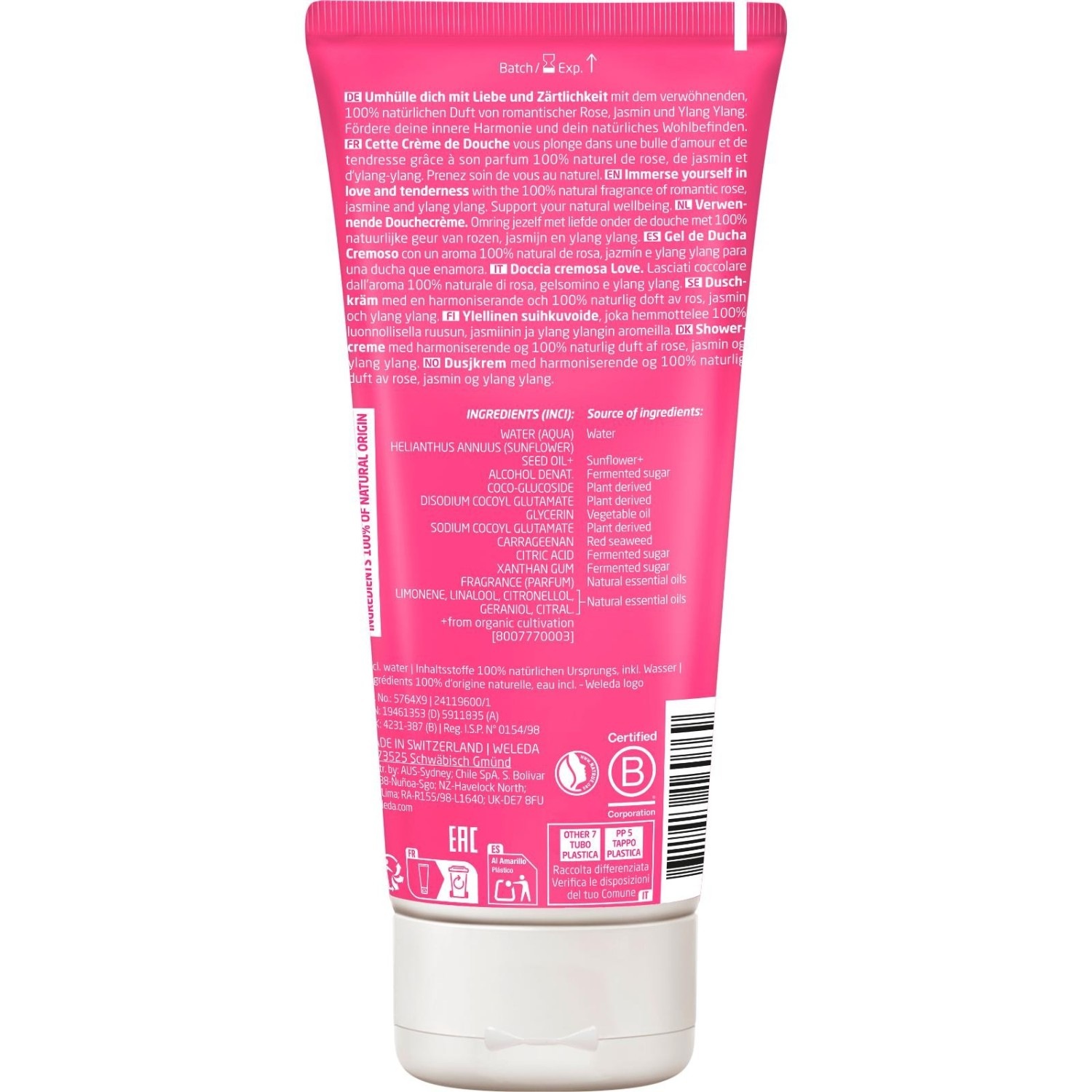 Weleda Duschgel Aroma Douche Liefde - 200 ml