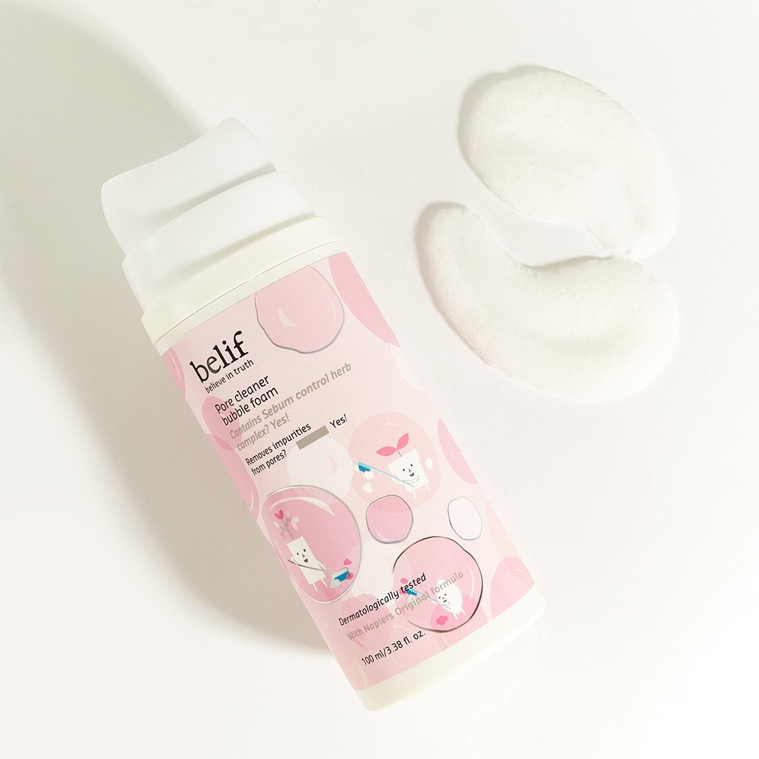 belif Pore cleaner bubble foam