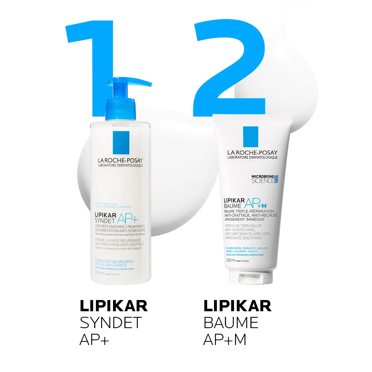 LA ROCHE POSAY La Roche Posay Lipikar Syndet AP+ 400 ml Verzachtende Reinigende Bodycrème